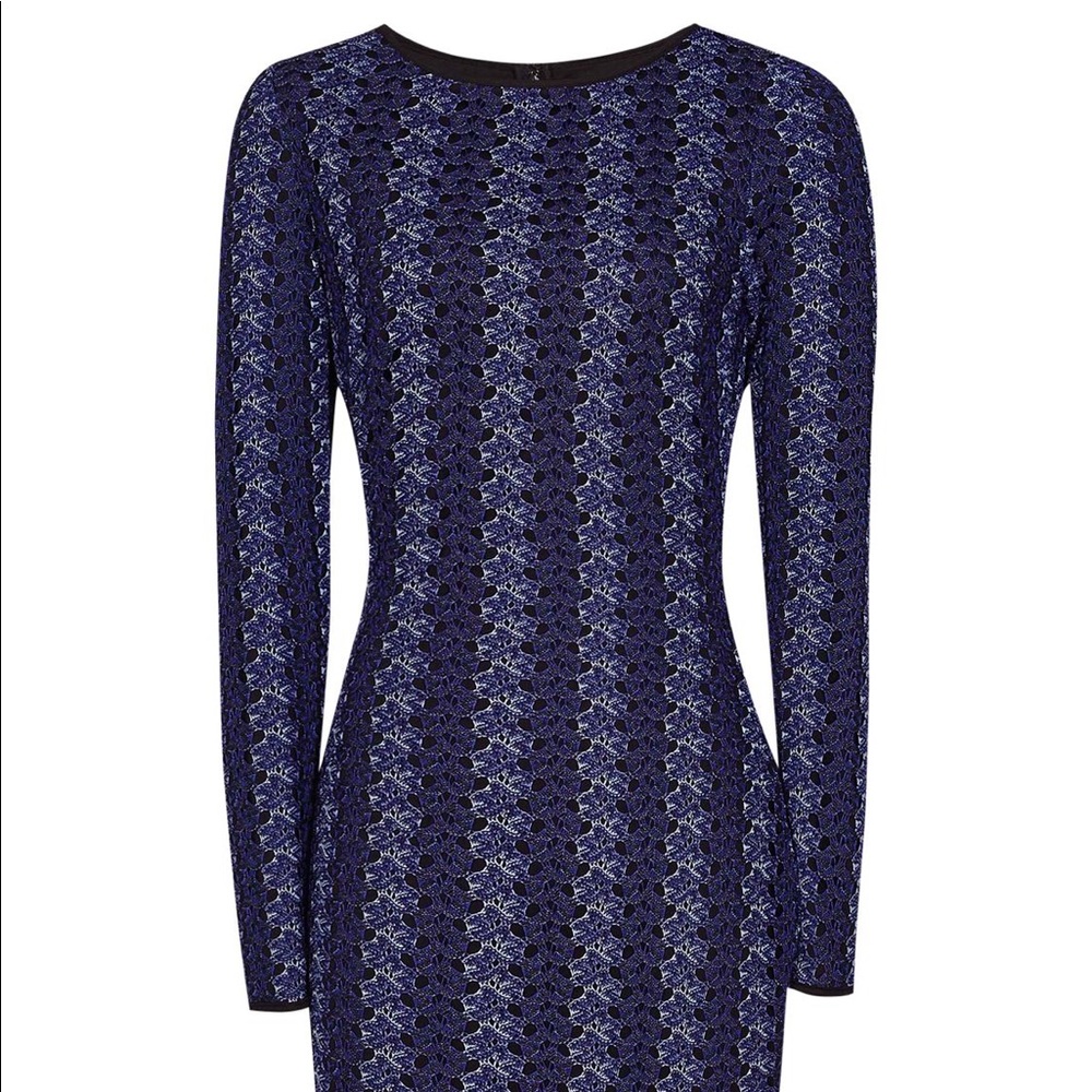 CLOSEOUT Reiss Avril Bodycon Dress, Multi Blue 8